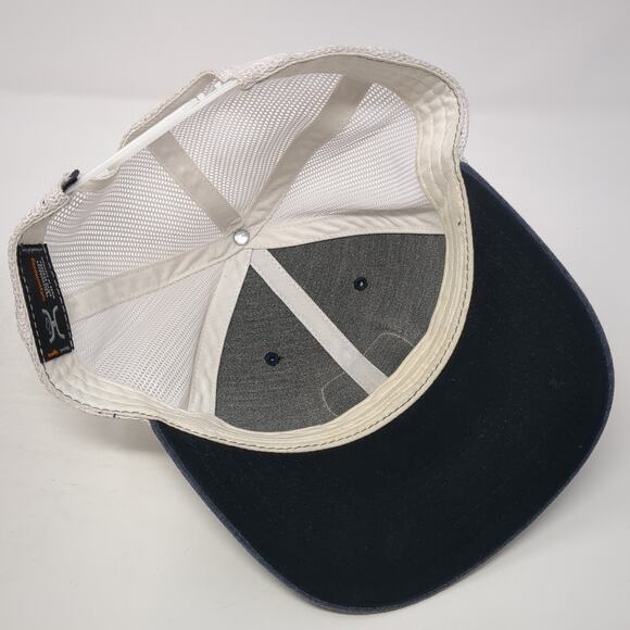 Get Your Hooey Snapback Trucker Hat Blue One Size Adjustable Embroidered 6 Panel - Picture 7 of 9